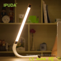 IPUDA LED Desk Lamp Flexible Table Lamp 3-Level Rechargeable for Reading Studying